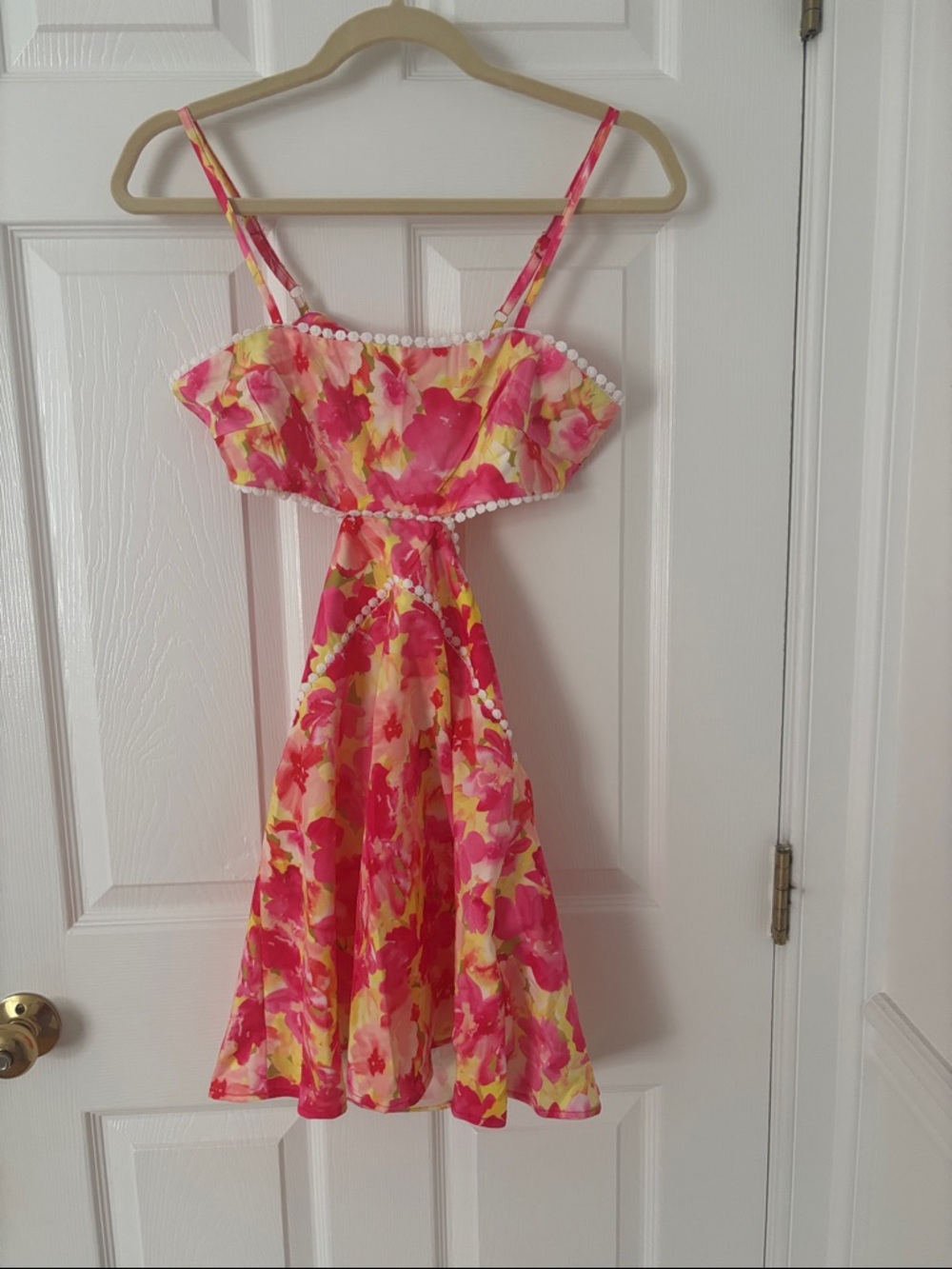 Floral Spaghetti-Strap Sundress